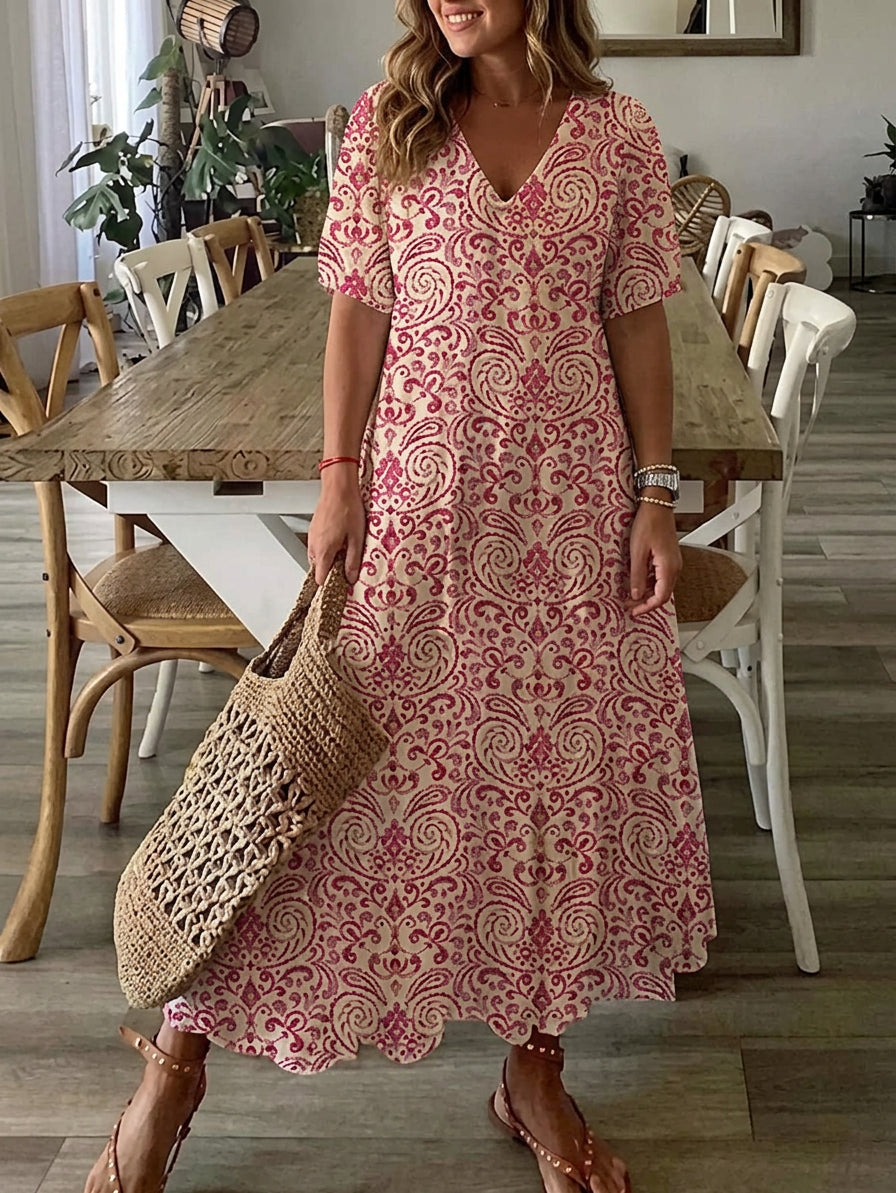 Rosalind - Boho Buik Bedekkende Jurk