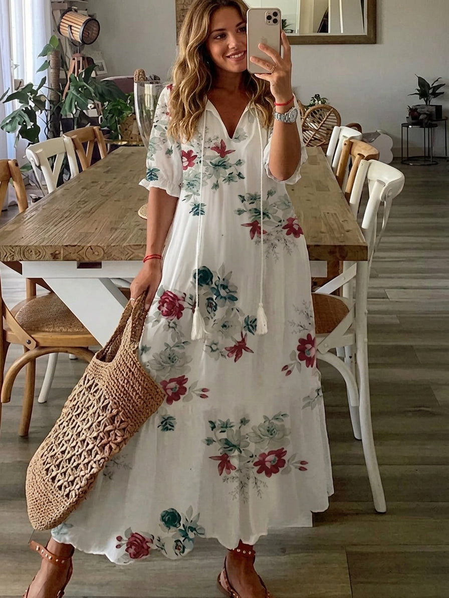 Rosalind - Boho Buik Bedekkende Jurk